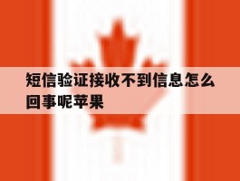 短信验证接收不到信息怎么回事呢苹果