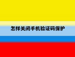 怎样关闭手机验证码保护