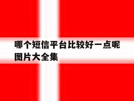 哪个短信平台比较好一点呢图片大全集