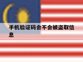 手机验证码会不会被盗取信息