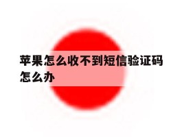 苹果怎么收不到短信验证码怎么办