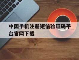 中国手机注册短信验证码平台官网下载