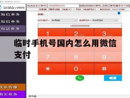 临时手机号国内怎么用微信支付