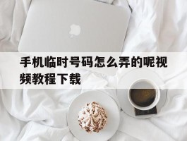 手机临时号码怎么弄的呢视频教程下载