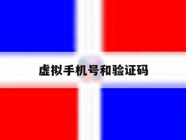 虚拟手机号和验证码