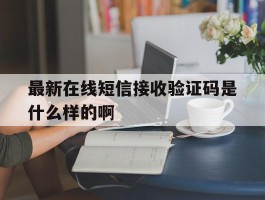 最新在线短信接收验证码是什么样的啊