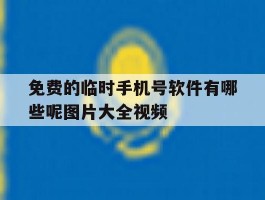 免费的临时手机号软件有哪些呢图片大全视频