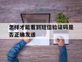 怎样才能看到短信验证码是否正确发送