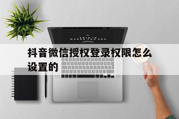抖音微信授权登录权限怎么设置的