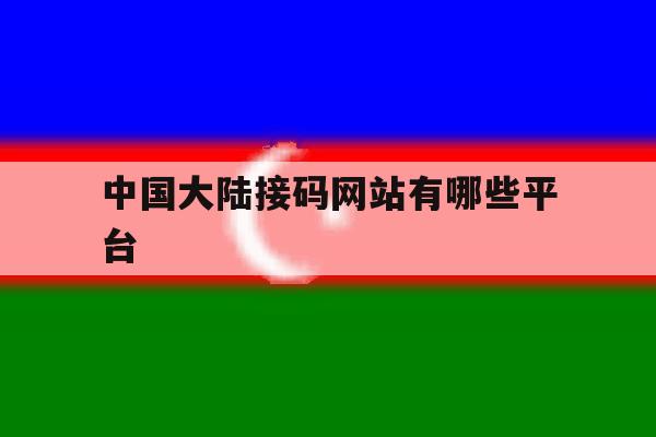 中国大陆接码网站有哪些平台 中国大陆接码网站有哪些平台