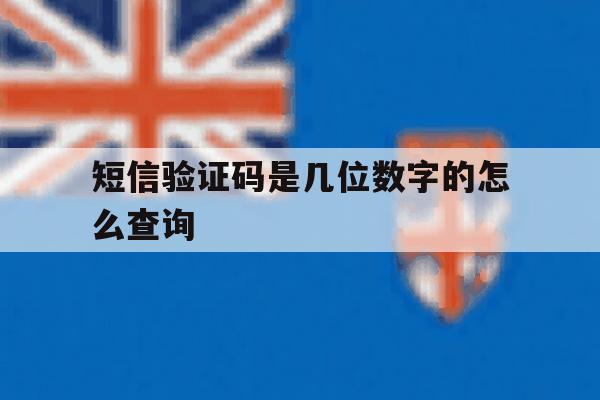 短信验证码是几位数字的怎么查询 短信验证码是几位数字的怎么查询