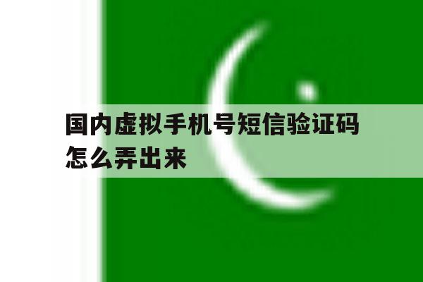 国内虚拟手机号短信验证码怎么弄出来 国内虚拟手机号短信验证码怎么弄出来