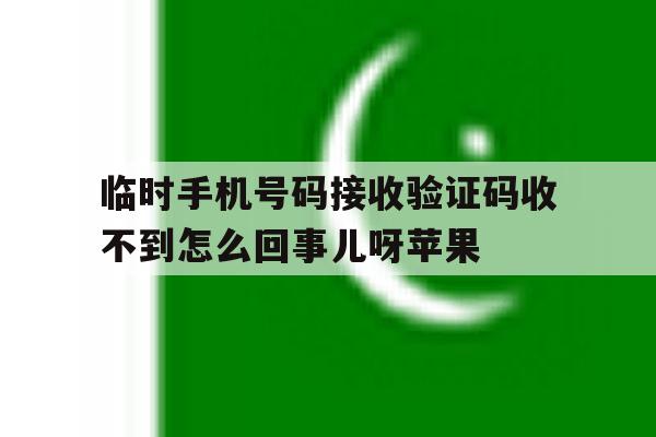 关于临时手机号码接收验证码收不到怎么回事儿呀苹果的信息 关于临时手机号码接收验证码收不到怎么回事儿呀苹果的信息