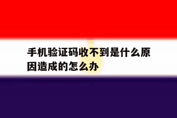 手机验证码收不到是什么原因造成的怎么办 手机验证码收不到是什么原因造成的怎么办