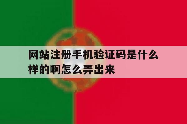 网站注册手机验证码是什么样的啊怎么弄出来 网站注册手机验证码是什么样的啊怎么弄出来