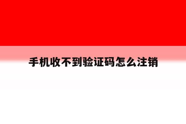 手机收不到验证码怎么注销 手机收不到验证码怎么注销