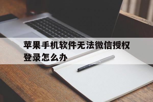 苹果手机软件无法微信授权登录怎么办