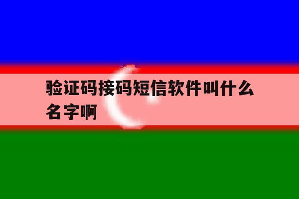 验证码接码短信软件叫什么名字啊 验证码接码短信软件叫什么名字啊