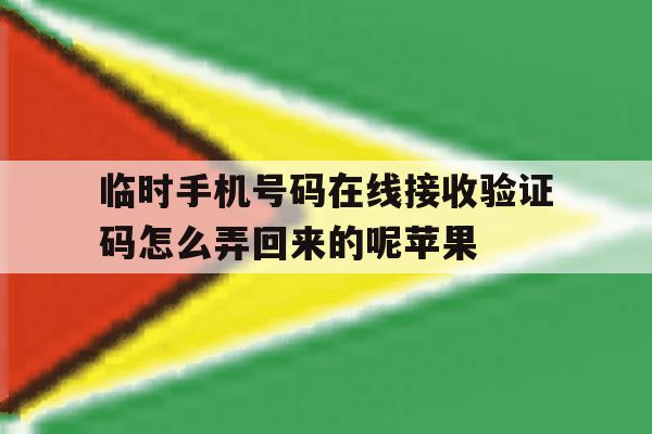 关于临时手机号码在线接收验证码怎么弄回来的呢苹果的信息 关于临时手机号码在线接收验证码怎么弄回来的呢苹果的信息