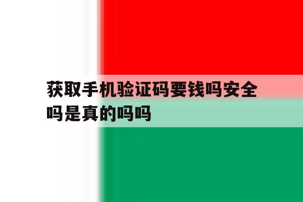 获取手机验证码要钱吗安全吗是真的吗吗的简单介绍 获取手机验证码要钱吗安全吗是真的吗吗的简单介绍