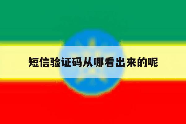 短信验证码从哪看出来的呢 短信验证码从哪看出来的呢