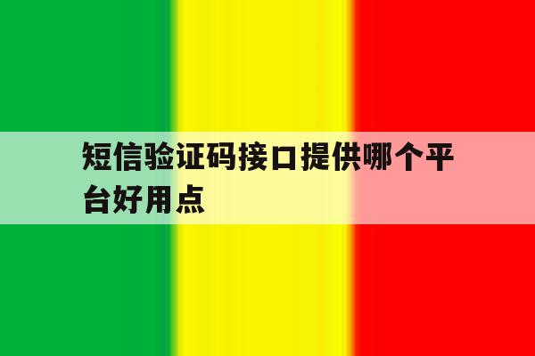 短信验证码接口提供哪个平台好用点 短信验证码接口提供哪个平台好用点