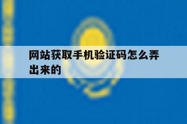网站获取手机验证码怎么弄出来的 网站获取手机验证码怎么弄出来的