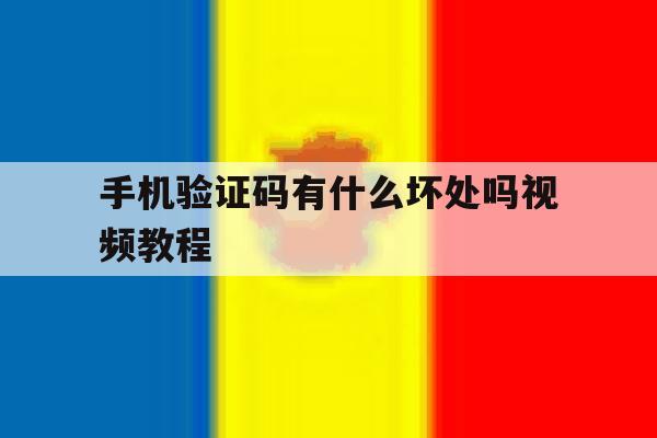 手机验证码有什么坏处吗视频教程 手机验证码有什么坏处吗视频教程