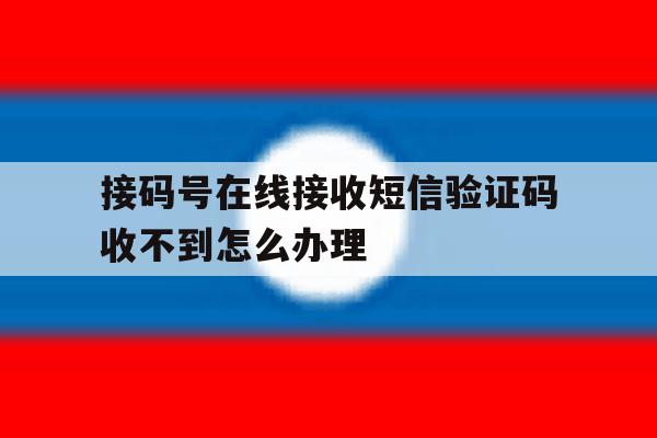 接码号在线接收短信验证码收不到怎么办理的简单介绍 接码号在线接收短信验证码收不到怎么办理的简单介绍
