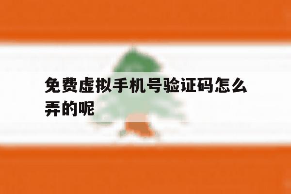 免费虚拟手机号验证码怎么弄的呢 免费虚拟手机号验证码怎么弄的呢