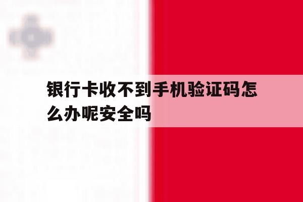 银行卡收不到手机验证码怎么办呢安全吗的简单介绍 银行卡收不到手机验证码怎么办呢安全吗的简单介绍