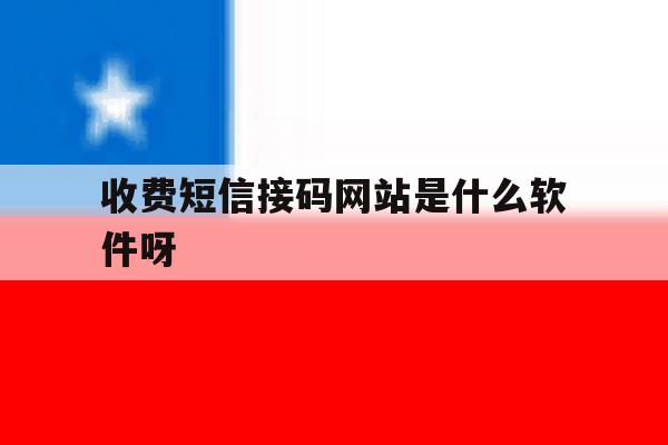 收费短信接码网站是什么软件呀 收费短信接码网站是什么软件呀