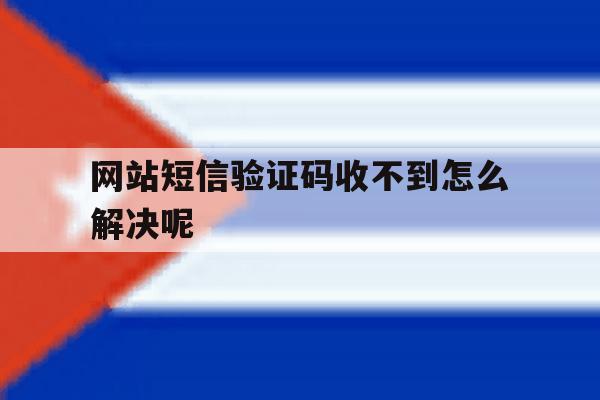 网站短信验证码收不到怎么解决呢 网站短信验证码收不到怎么解决呢