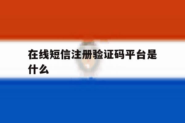 在线短信注册验证码平台是什么 在线短信注册验证码平台是什么