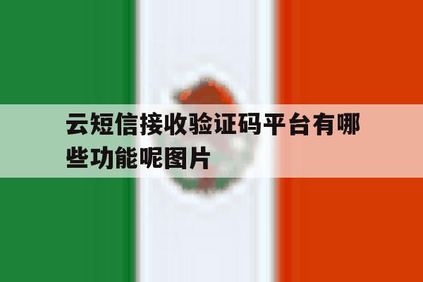 包含云短信接收验证码平台有哪些功能呢图片的词条 包含云短信接收验证码平台有哪些功能呢图片的词条