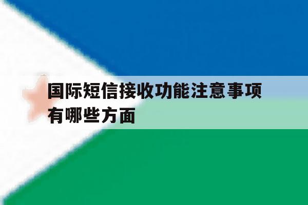 国际短信接收功能注意事项有哪些方面 国际短信接收功能注意事项有哪些方面