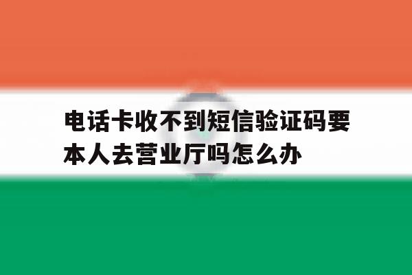 电话卡收不到短信验证码要本人去营业厅吗怎么办的简单介绍 电话卡收不到短信验证码要本人去营业厅吗怎么办的简单介绍