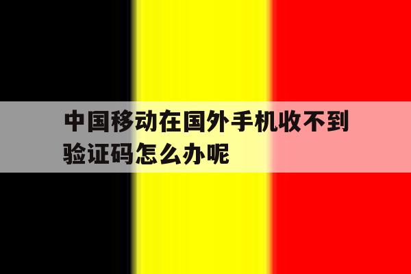 关于中国移动在国外手机收不到验证码怎么办呢的信息 关于中国移动在国外手机收不到验证码怎么办呢的信息