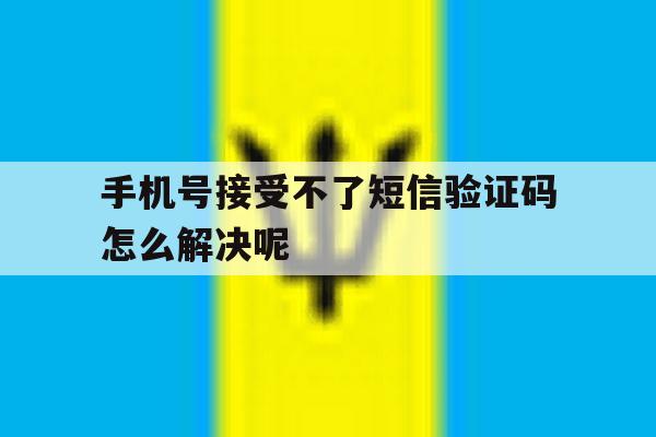手机号接受不了短信验证码怎么解决呢 手机号接受不了短信验证码怎么解决呢