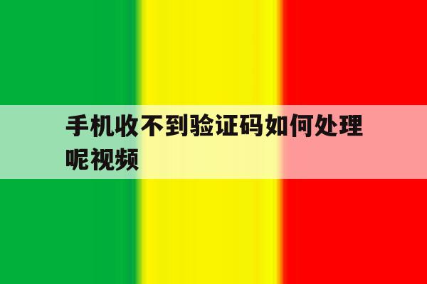 手机收不到验证码如何处理呢视频 手机收不到验证码如何处理呢视频