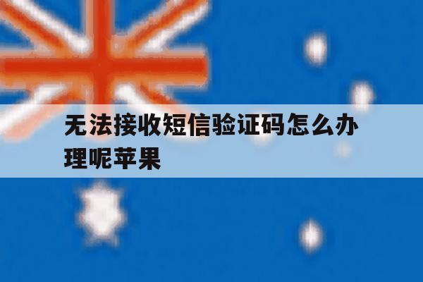 无法接收短信验证码怎么办理呢苹果 无法接收短信验证码怎么办理呢苹果