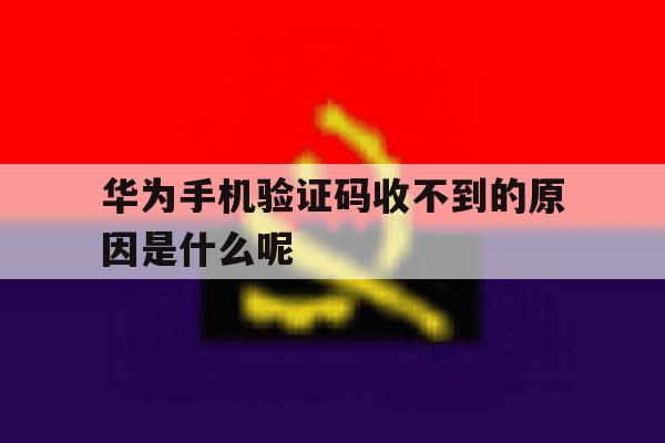 华为手机验证码收不到的原因是什么呢 华为手机验证码收不到的原因是什么呢