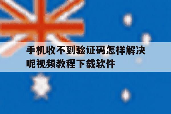 手机收不到验证码怎样解决呢视频教程下载软件的简单介绍 手机收不到验证码怎样解决呢视频教程下载软件的简单介绍